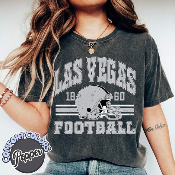 Lea S Other - Las Vegas Football Heritage Feel Comfort Colors Tee 152